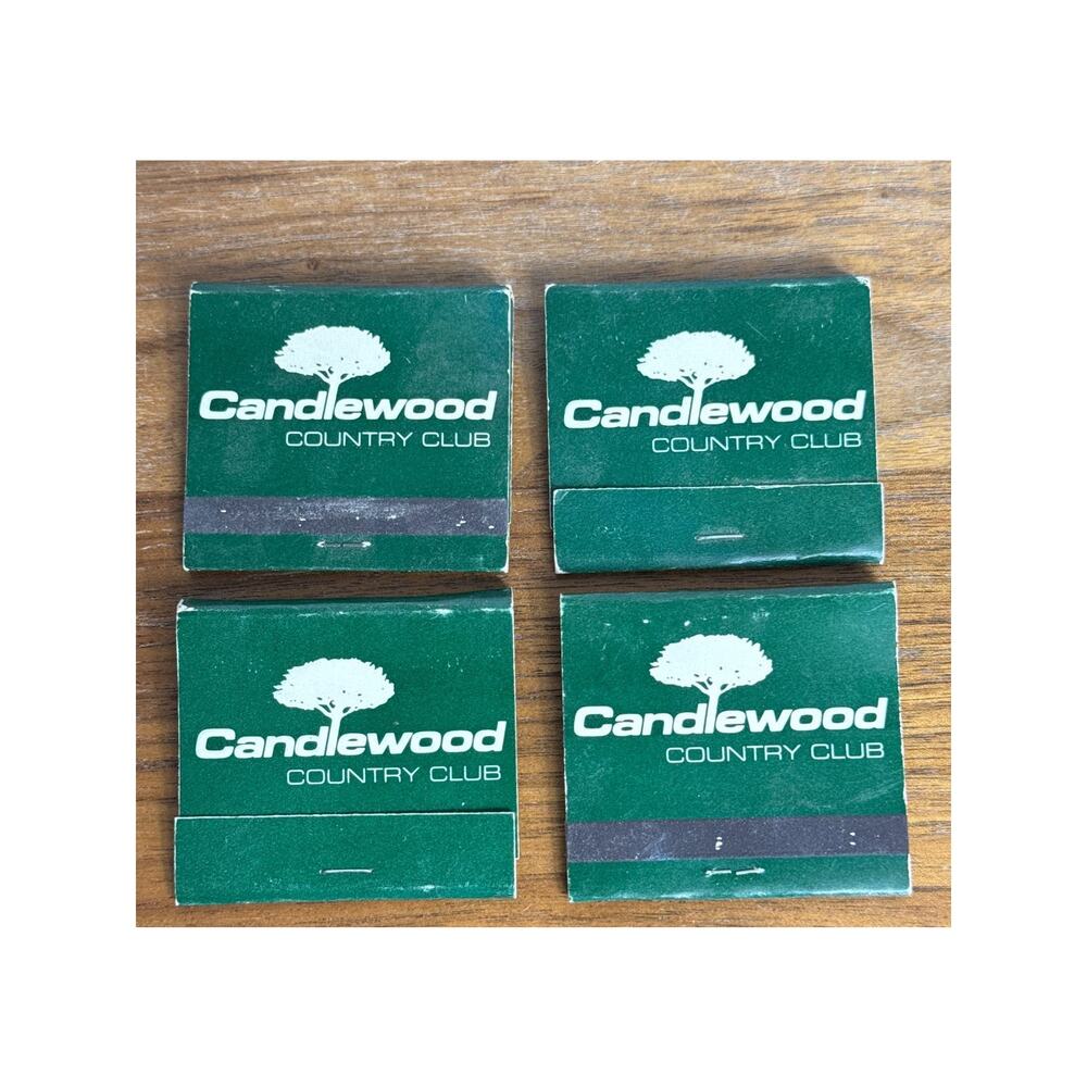 Vintage California Candlewood Country Club Whittier Matchbooks Unused Golf PGA